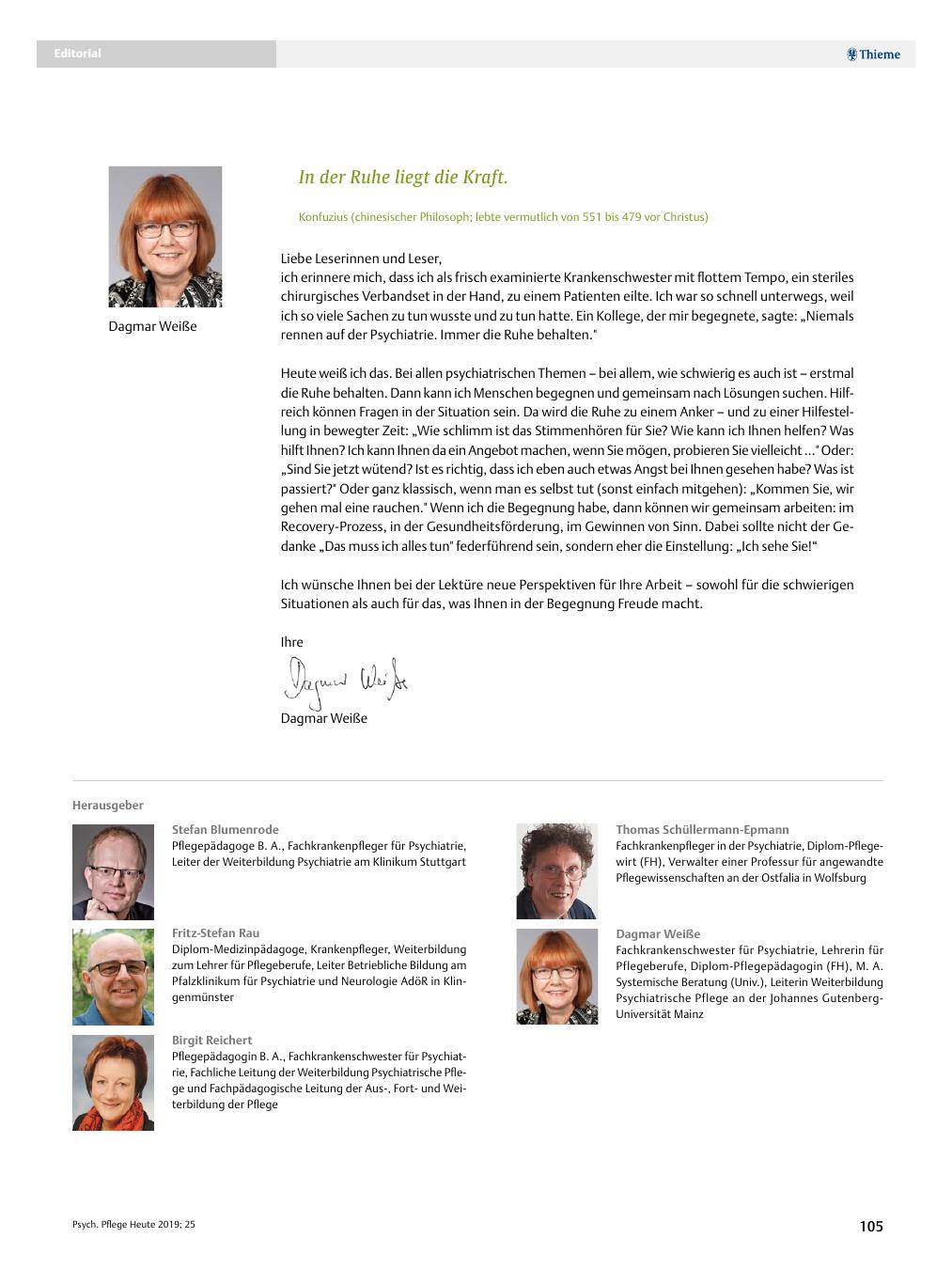 Vorschauseite 1: Editorial