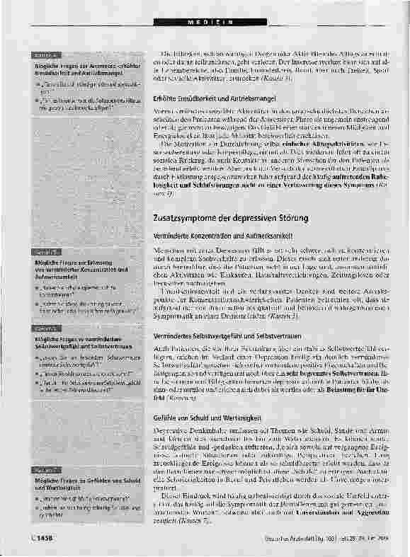 Vorschauseite 4: Diagnostik depressiver Störungen