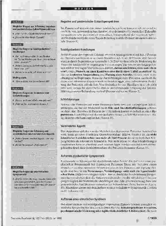 Vorschauseite 5: Diagnostik depressiver Störungen