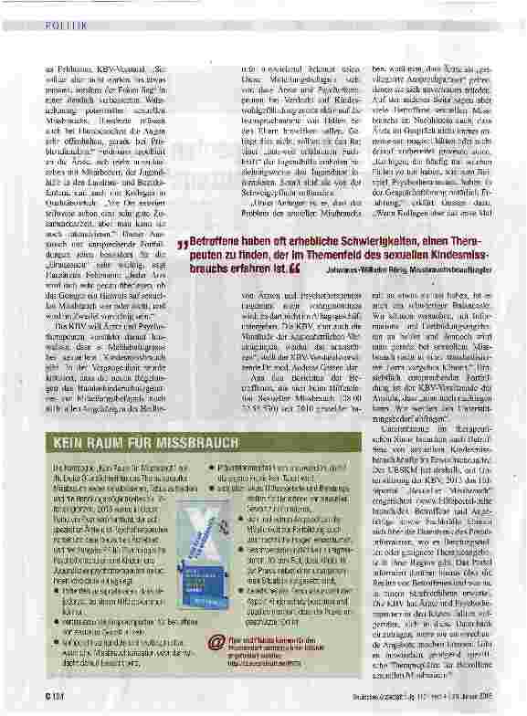 Vorschauseite 2: Ärzte und Psychotherapeuten bewegen sich oftmals in einer Grauzone