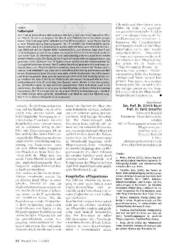 Vorschauseite 2: Soziale Ungleichheit in der Pflege -(k)ein Thema