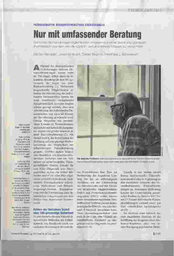 Vorschauseite 1: Nur mit umfassender Beratung
