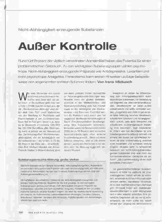 Vorschauseite 1: Außer Kontrolle