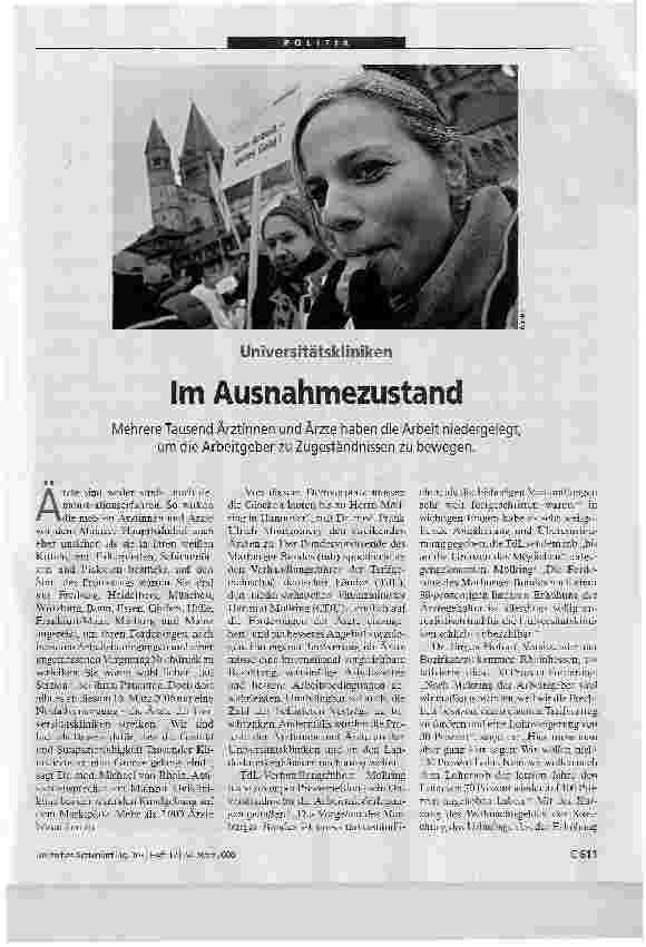 Vorschauseite 1: Im Ausnahmezustand