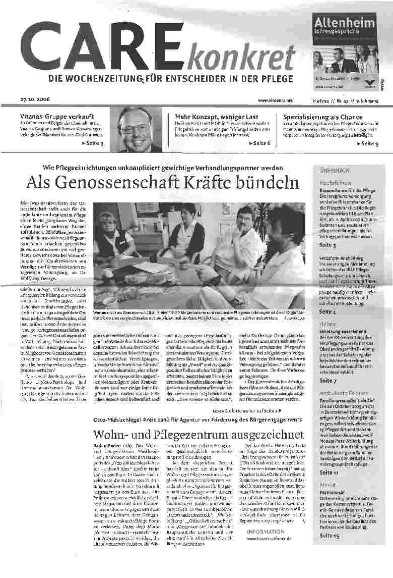 Vorschauseite 1: Als Genossenschaft Kräfte bündeln