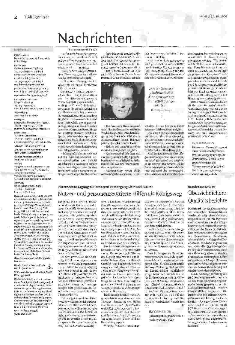 Vorschauseite 2: Als Genossenschaft Kräfte bündeln