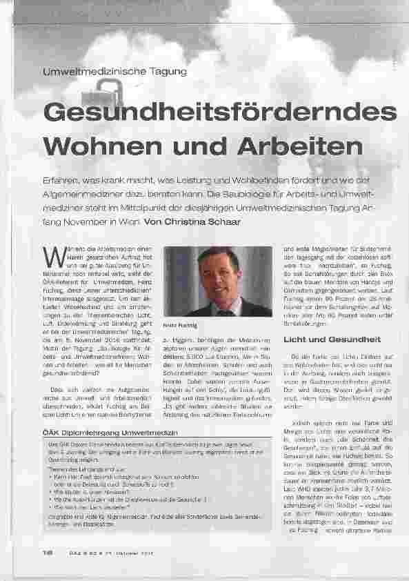 Vorschauseite 1: Gesundheitsförderndes Wohnen und Arbeiten