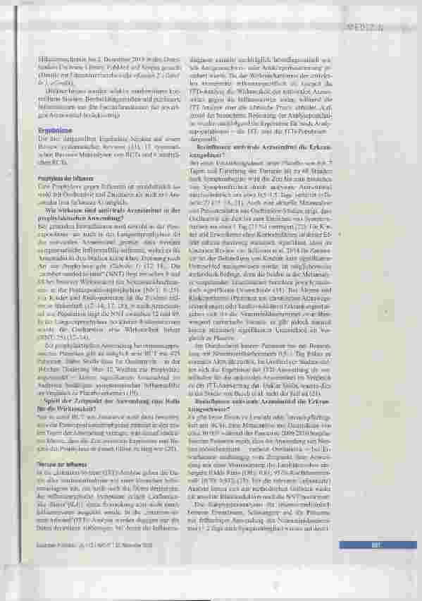 Vorschauseite 3: Antivirale Arzneimittel bei saisonaler und pandemischer Influenza
