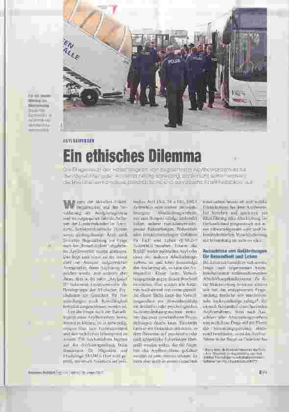 Vorschauseite 1: Ein ethisches Dilemma