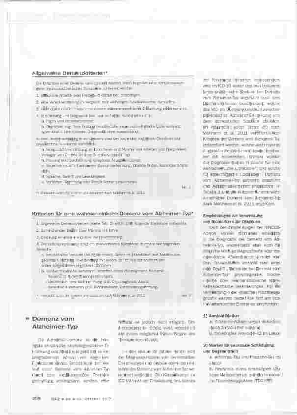 Vorschauseite 4: Dementielle Erkrankungen