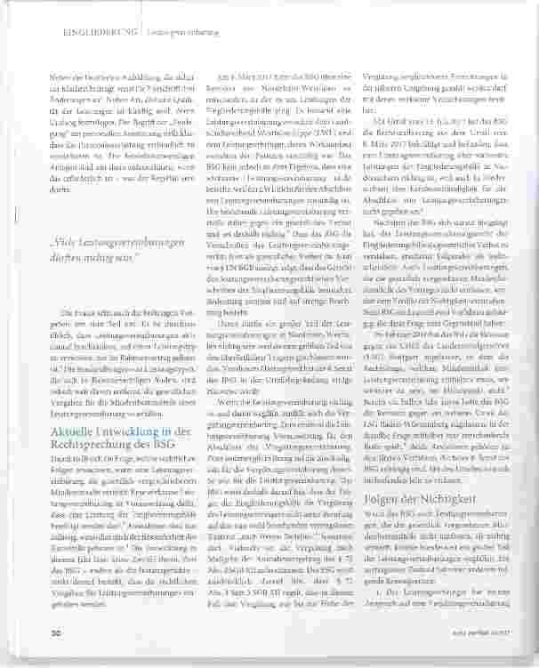 Vorschauseite 2: Eingliederungshilfe: das Gesetz beachten!