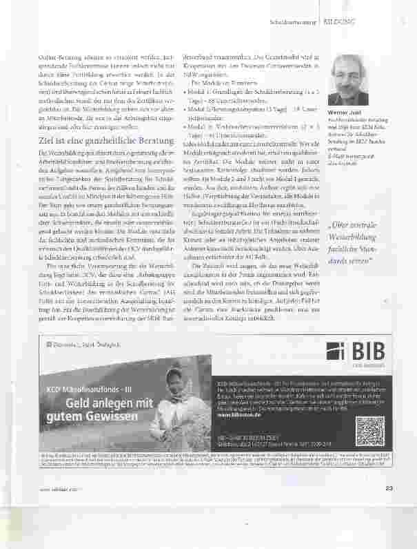 Vorschauseite 2: Bei Schulden qualifiziert beraten