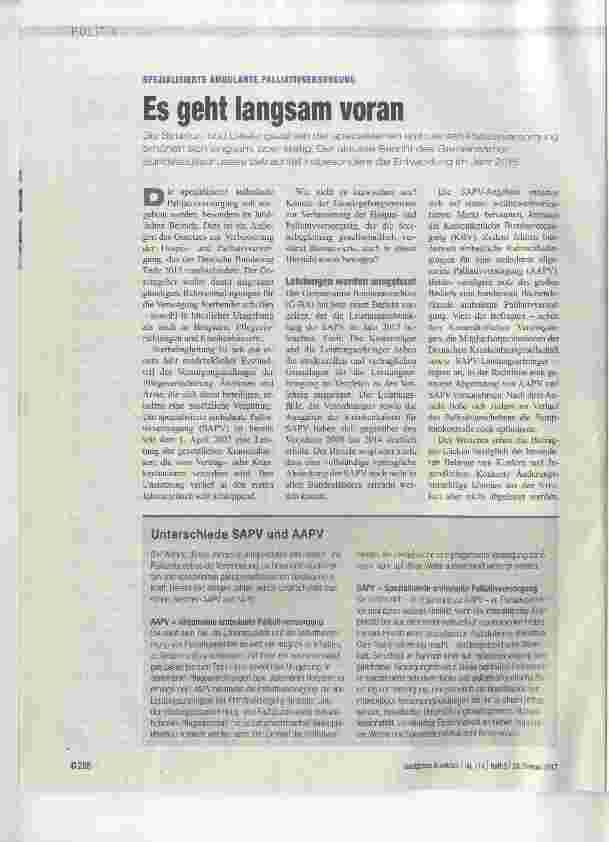 Vorschauseite 1: Es geht langsam voran