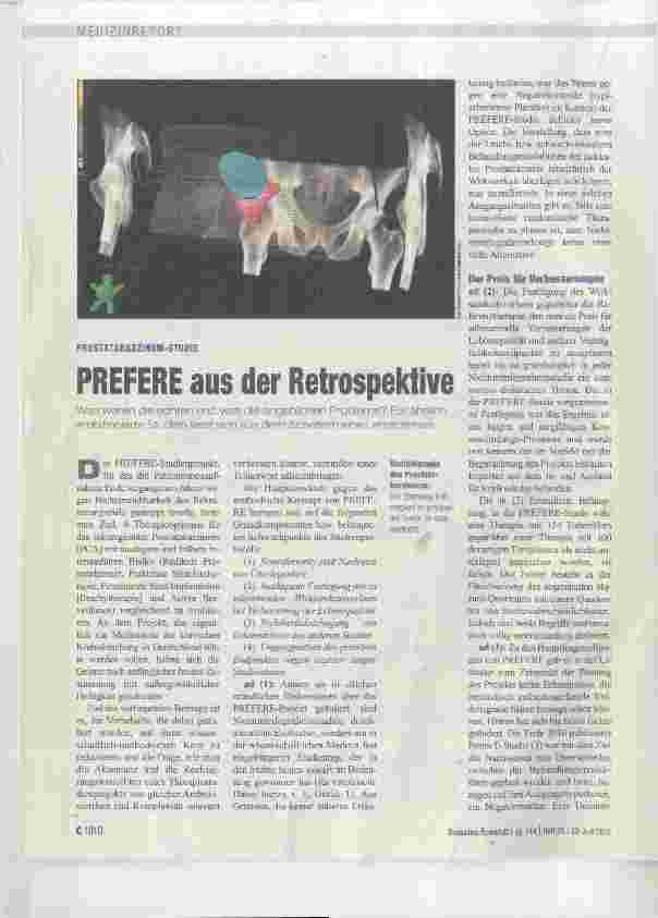 Vorschauseite 1: PREFERE aus der Retrospektive