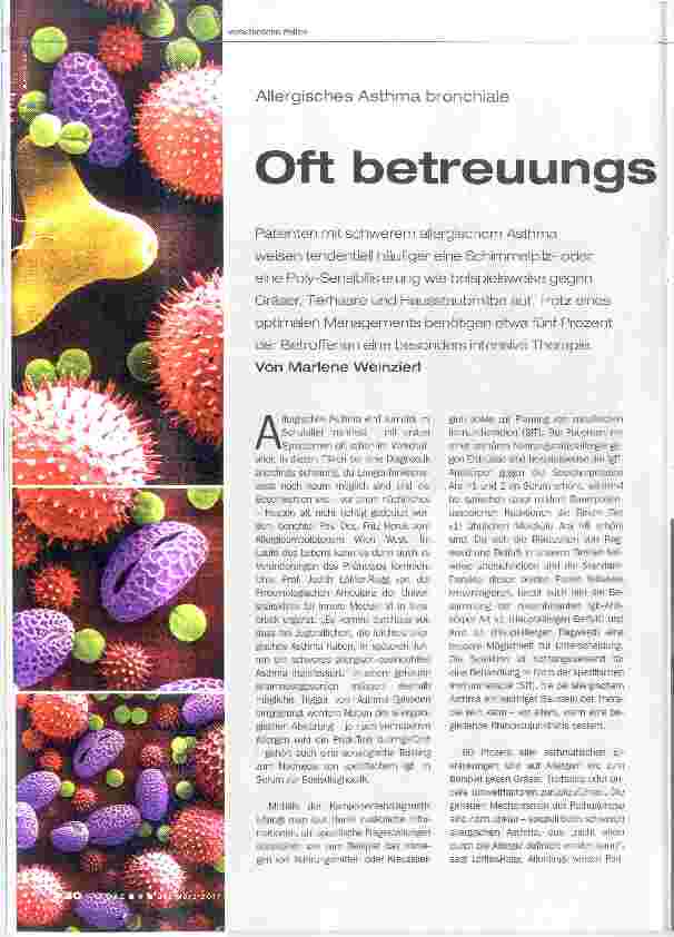 Vorschauseite 1: Oft betreuungsintensiv