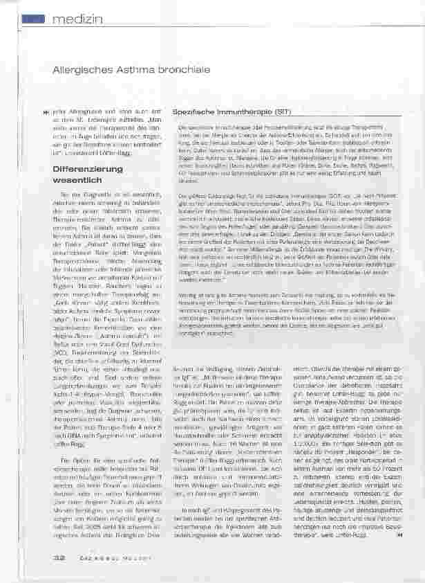Vorschauseite 3: Oft betreuungsintensiv