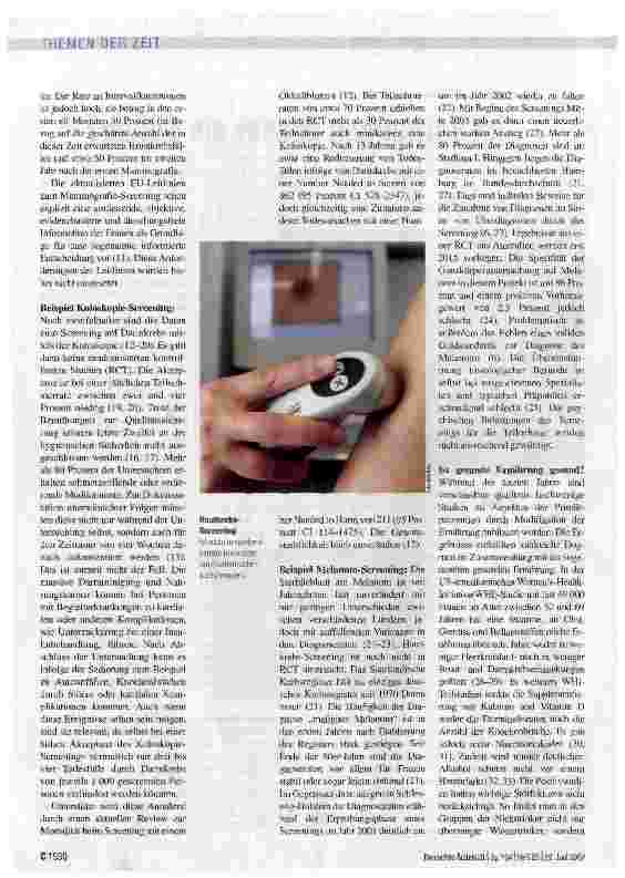 Vorschauseite 2: Ist Vorbeugen besser als Heilen?