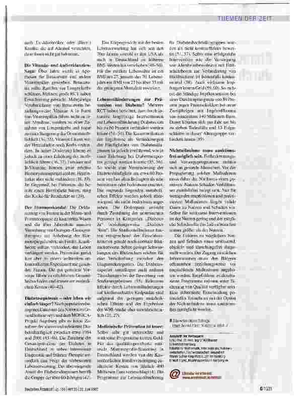 Vorschauseite 3: Ist Vorbeugen besser als Heilen?