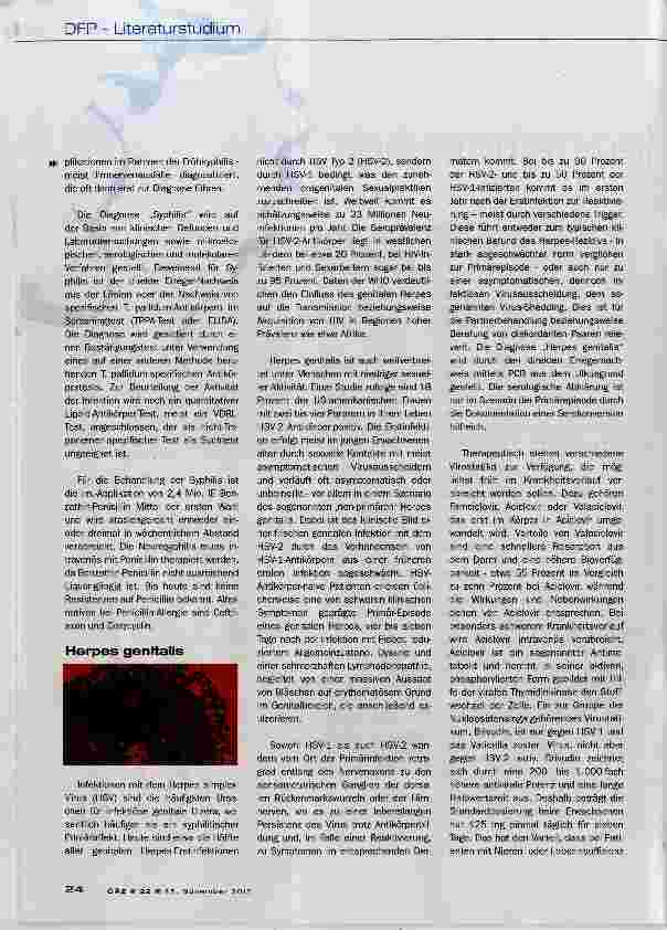 Vorschauseite 3: Sexuell übertragbare Infektionen