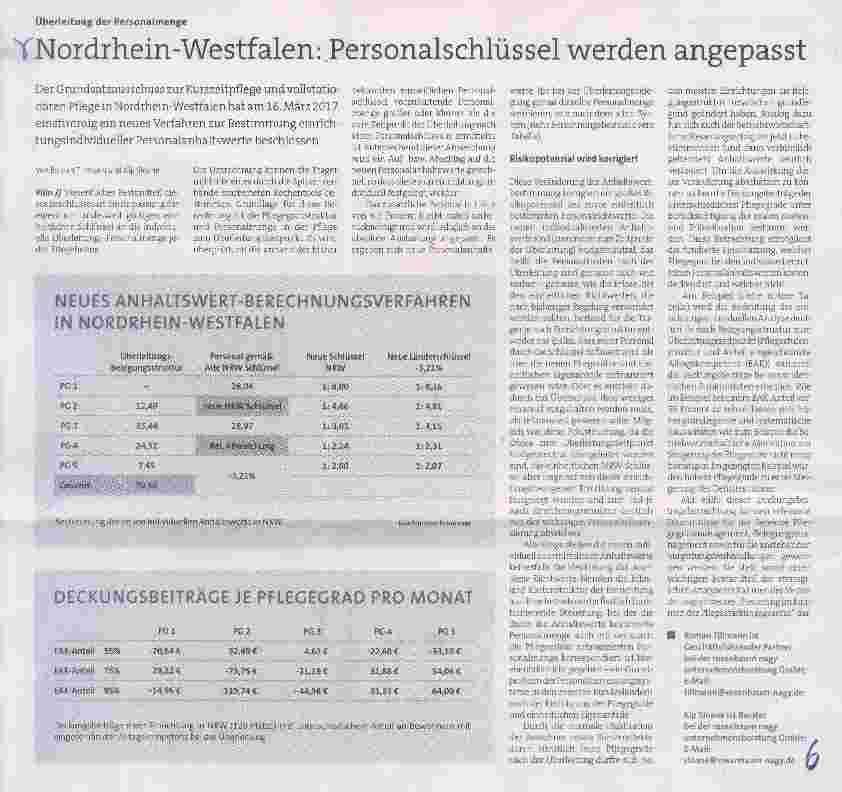 Vorschauseite 1: Nordrhein-Westfalen:.Personalschlüssel werden angepasst