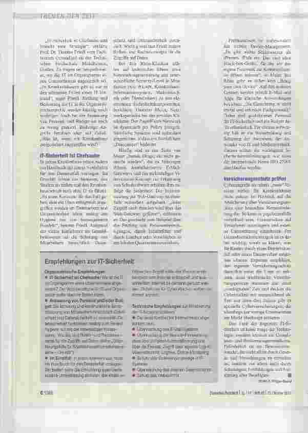 Vorschauseite 3: Cyberrisiken als Herausforderung