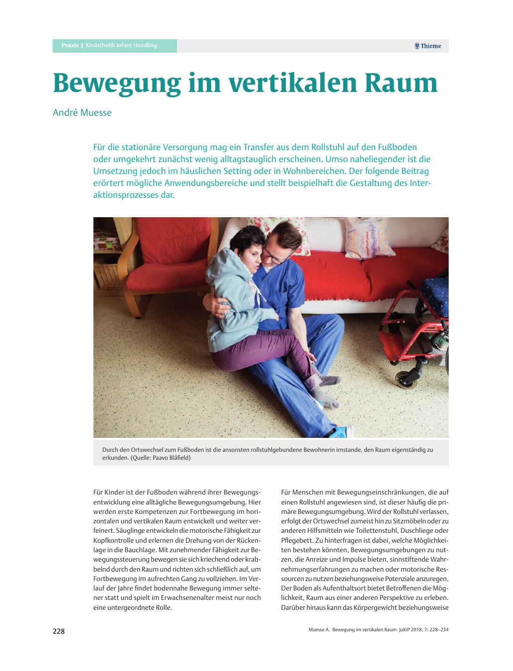 Vorschauseite 1: Bewegung im vertikalen Raum