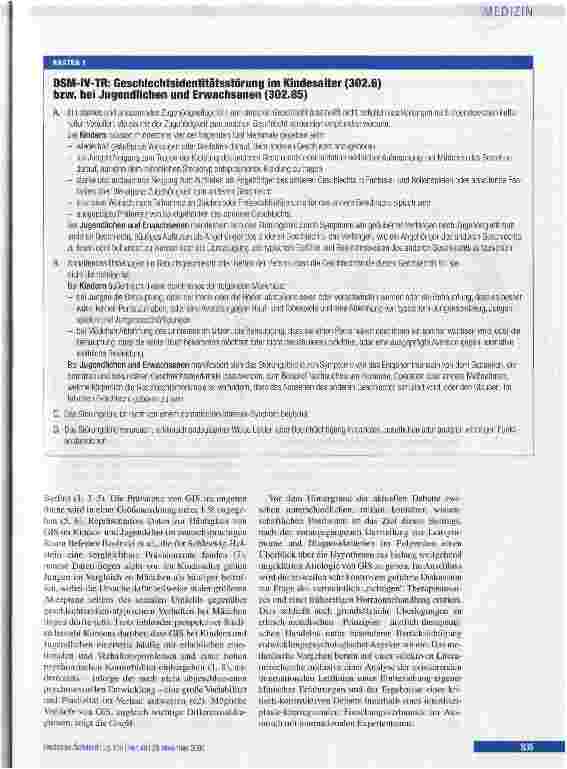 Vorschauseite 2: Geschlechtsidentitätsstörungen im Kindesund Jugendalter