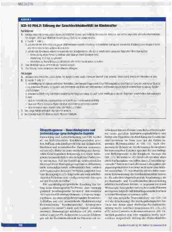 Vorschauseite 3: Geschlechtsidentitätsstörungen im Kindesund Jugendalter