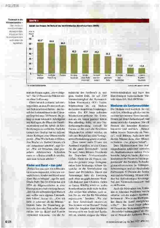 Vorschauseite 2: Die Medizin wird weiblich