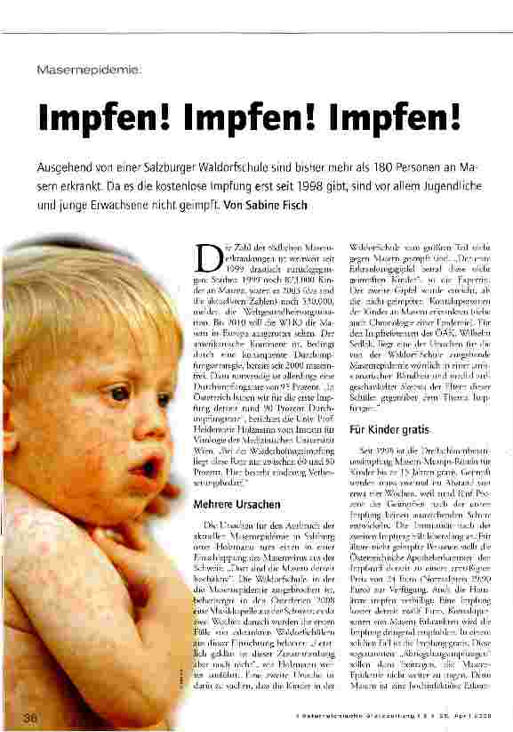 Vorschauseite 1: Impfen! Impfen! Impfen!