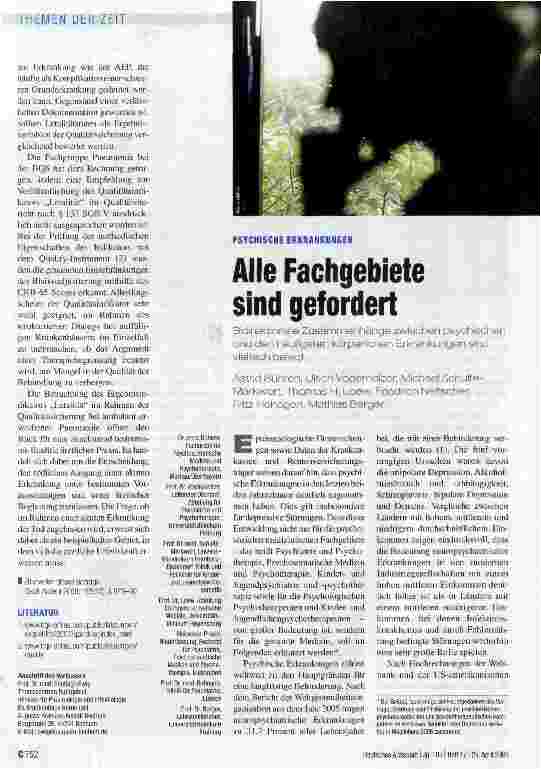 Vorschauseite 3: Herausforderung für die ärztliche Urteilskraft