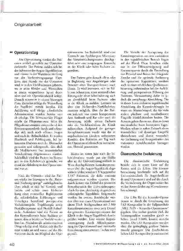 Vorschauseite 4: Augentagesklinik für Kataraktchirurgie