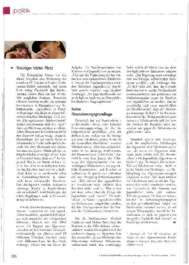 Vorschauseite 2: Gegensteuern notwendig