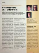 Vorschauseite 1: Hoch motiviert, aber unter Druck