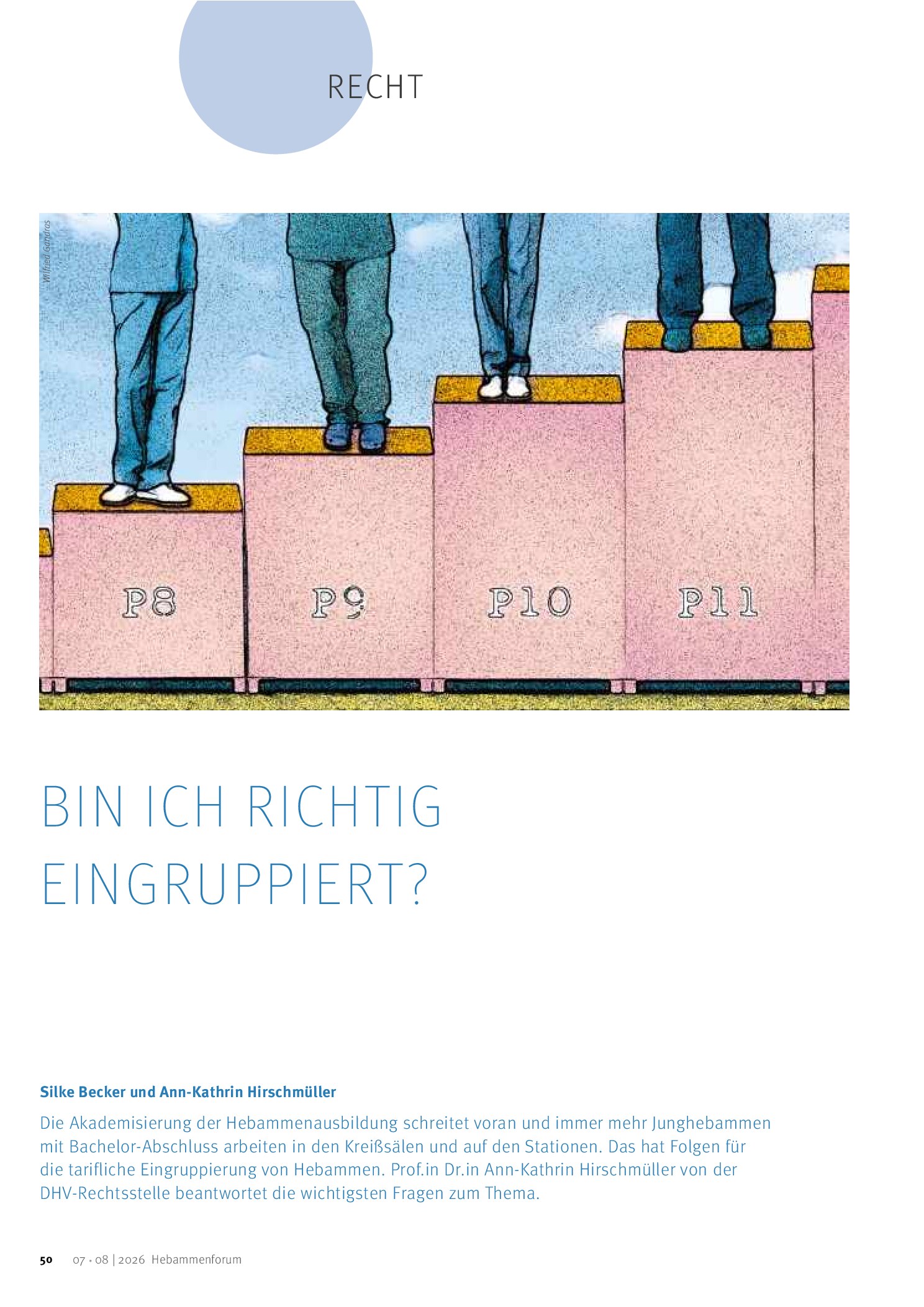 Vorschauseite 1: Bin ich richtig eingruppiert?