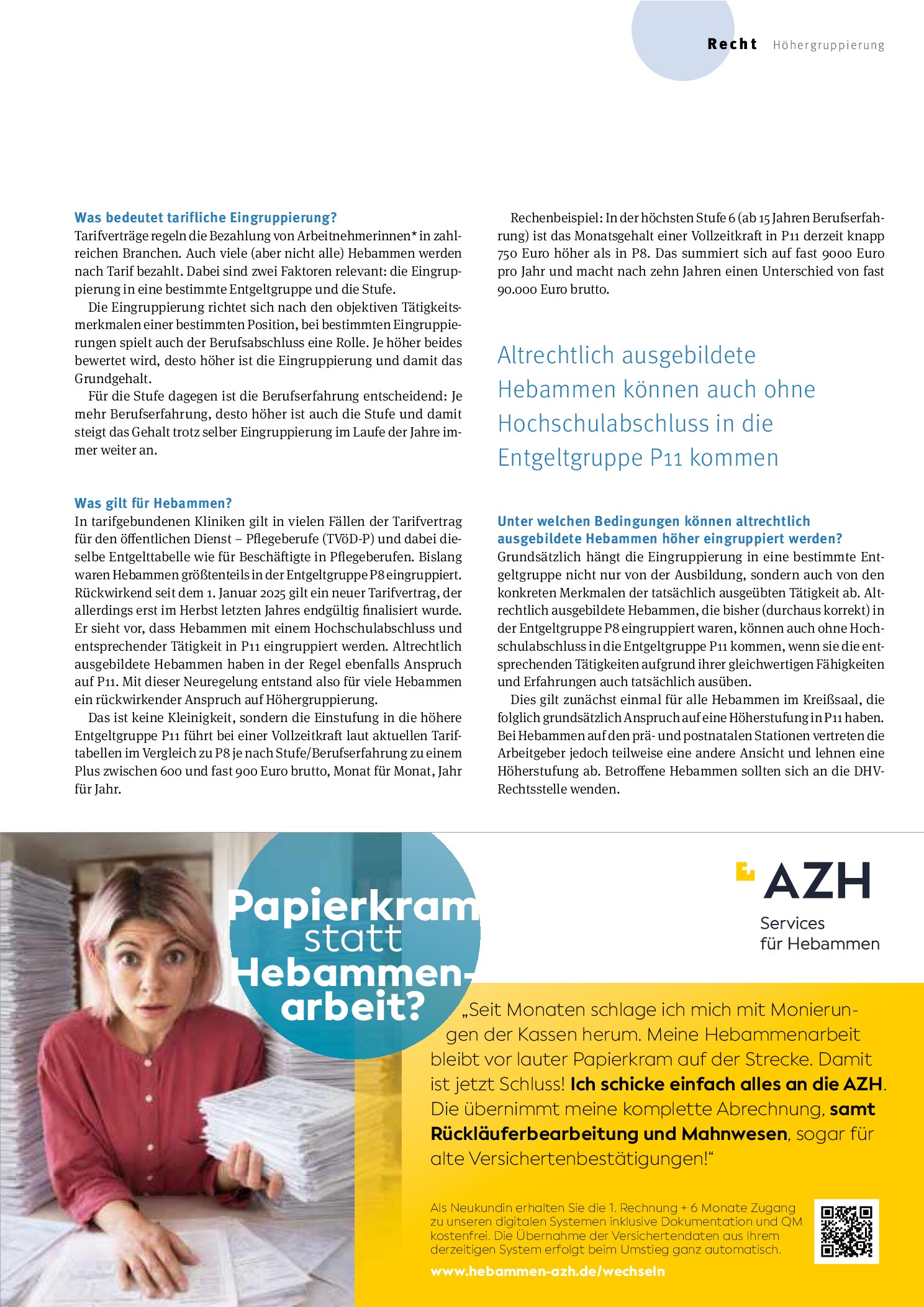 Vorschauseite 2: Bin ich richtig eingruppiert?