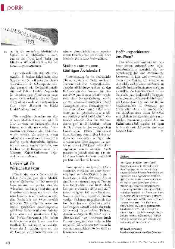 Vorschauseite 2: Wann beginnt es in Linz?