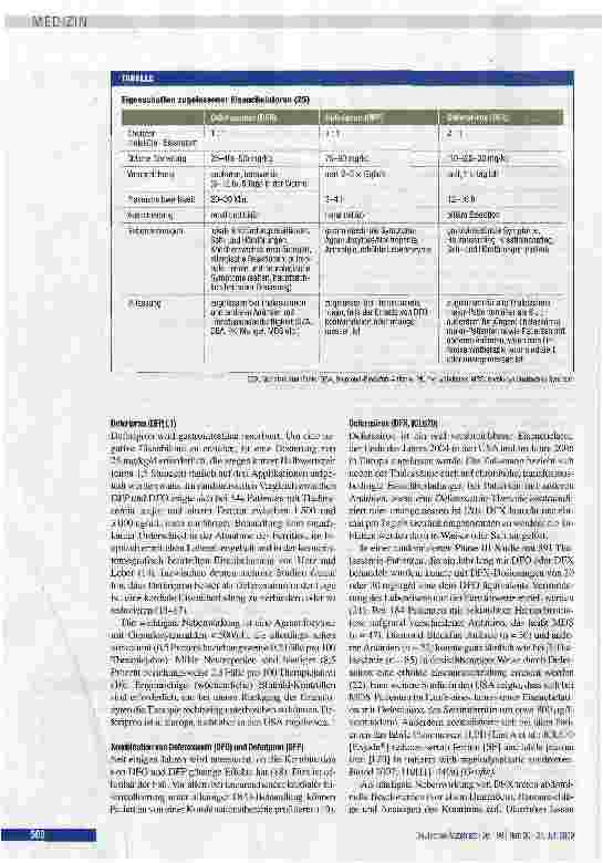 Vorschauseite 4: Therapie der sekundären Hämochromatose