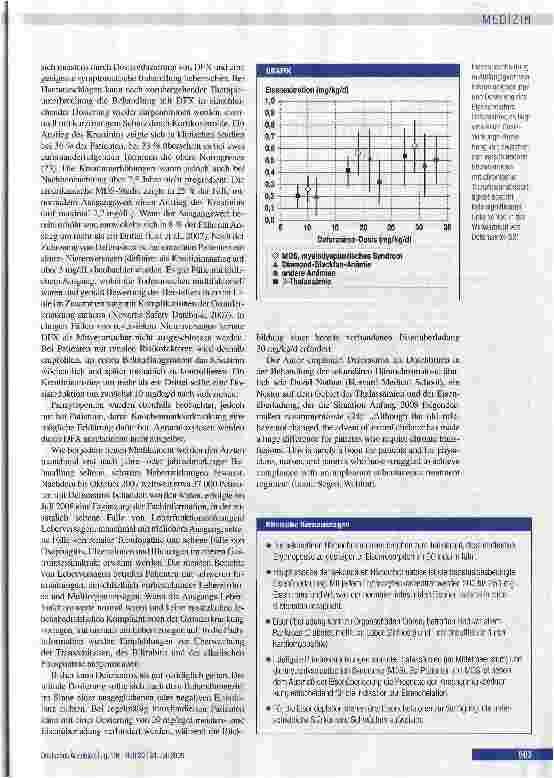 Vorschauseite 5: Therapie der sekundären Hämochromatose