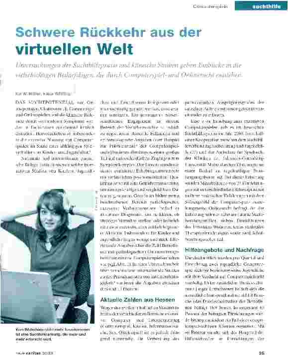 Vorschauseite 1: Schwere Rückkehr aus der virtuellen Welt