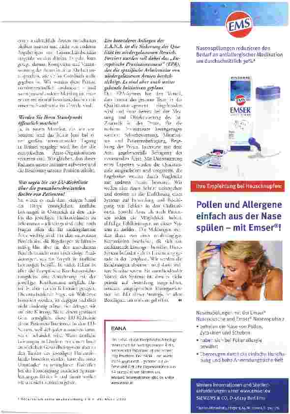 Vorschauseite 2: Ärzte präsentieren Manifest in Brüssel