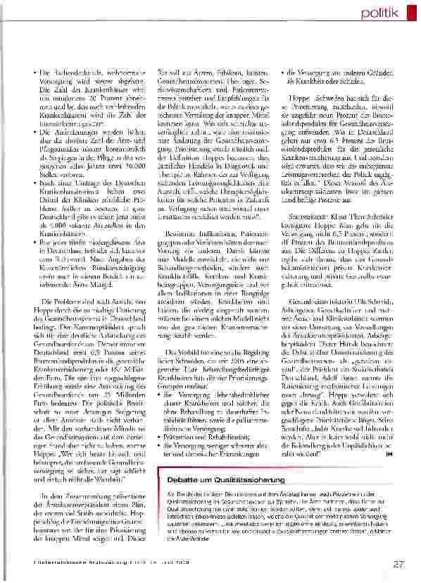 Vorschauseite 2: Ärzte so demotiviert wie noch nie