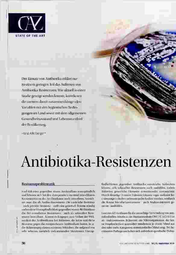 Vorschauseite 1: Antibiotika-Resistenzen