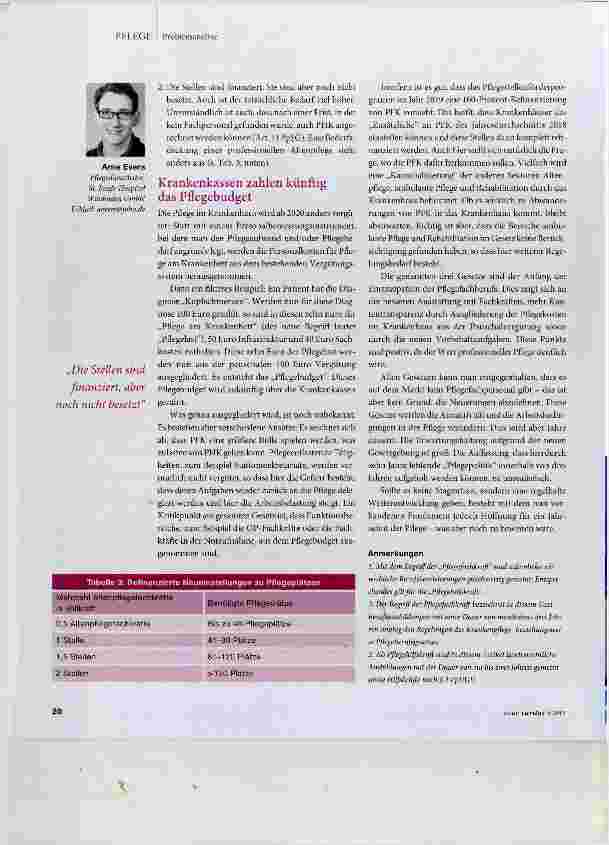 Vorschauseite 3: Kommt es zur gewünschten Emanzipation des Pflegefachberufs?