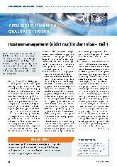 Vorschauseite 1: Kostenmanagement (nicht nur) in der Krise – Teil 1