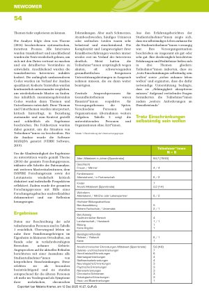 Vorschauseite 4: Abhängigkeit akzeptieren, um Selbstständigkeit zu wahren – Erfahrungen und Bedürfnisse zu Hause lebender, chronisch erkrankter, älterer Menschen: eine qualitative Studie
