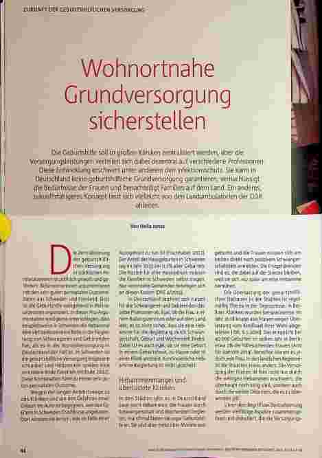 Vorschauseite 1: Wohnortnahe Grundversorgung sicherstellen