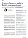 Vorschauseite 1: Besser auf unterschiedliche Bedürfnisse ausgerichtet.