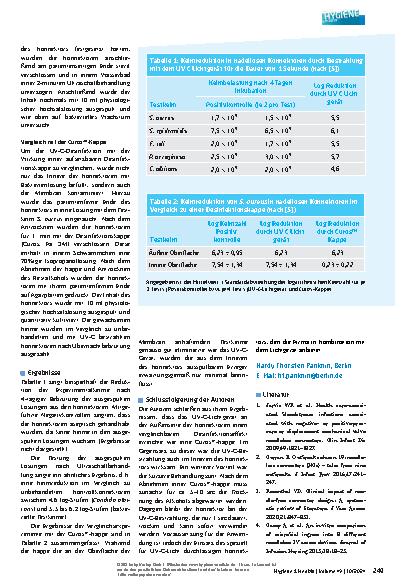Vorschauseite 2: Desinfektion nadelloser Konnektoren: Tragbares UV-Licht-Gerät desinfiziert auch innere Oberflächen