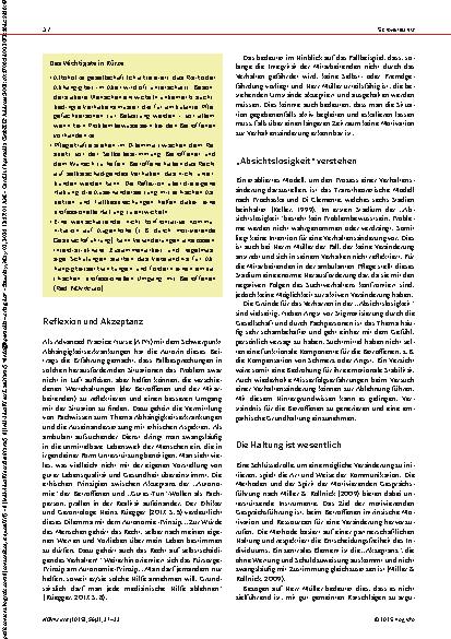 Vorschauseite 2: Ambulante Pflege von Menschen mit Abhängigkeitserkrankungen Balance finden zwischen Autonomie, Fürsorge und Ohnmach